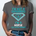 Superhero RN Nurse Shirt Graduation Unisex Jersey T-Shirt