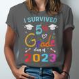 I Survived 5th Grade Graduation Class 2023 Elementary Unisex Jersey T-Shirt