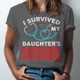 I Survived My Daughter's Nurse Degree School Graduation Unisex Jersey T-Shirt