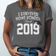I Survived Home School Class Of 2019 Graduation t Shirt Unisex Jersey T-Shirt