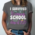 I Survived Nursing School Class Of 2025 New Nurse Graduation Unisex Jersey T-Shirt