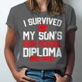 I Survived My Son's High School Diploma Graduation Unisex Jersey T-Shirt