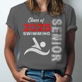 Swimming Team Senior Class Of 2025 Graduation 2025 Unisex Jersey T-Shirt