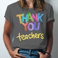 Thank You Teacher Appreciation Graduation Men Women Girls Kids Unisex Jersey T-Shirt