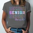 Tie Dye Senior 24 Class Of 2024 Seniors Graduation 24 Unisex Jersey T-Shirt