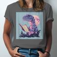 Trex Reading Book Dinosaur Unisex Jersey T-Shirt