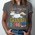 Unicorn Kindergarten Graduation Shirt Girls Unisex Jersey T-Shirt