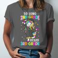Unicorn So Long 2nd Grade Hello 3rd Grade Graduation Unisex Jersey T-Shirt