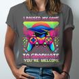 Video Gamer Graduate Graduation Grad Gaming Unisex Jersey T-Shirt