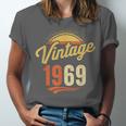 Vintage 1969 Retro Era Badge For Nostalgia Fans Unisex Jersey T-Shirt