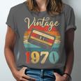 Vintage 1970 Retro Cassette Tape 70s Born Nostalgia Birthday Unisex Jersey T-Shirt