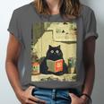 Vintage Japanese Cat Book Lovers Librarian Cat Dad Teacher Unisex Jersey T-Shirt Vintage Japanese Cat Book Lovers Librarian Cat Dad Teacher Unisex Jersey T-Shirt