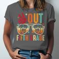 Vintage Peace Out 5th Grade Graduation Last Day Of School Unisex Jersey T-Shirt