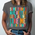 Vintage Some Things Are Better Left Alone Introverts Unisex Jersey T-Shirt
