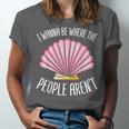 I Wanna Be Where The People Aren't Introverted Introvert Unisex Jersey T-Shirt I Wanna Be Where The People Aren't Introverted Introvert Unisex Jersey T-Shirt