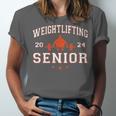 Weightlifting Senior 2024 Graduation Unisex Jersey T-Shirt