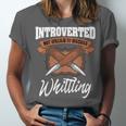 Whittling Hobby Woodcarve Introverted Wood Artist Whittler Unisex Jersey T-Shirt