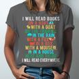 I Will Read Book On Boat Words For Kids Unisex Jersey T-Shirt