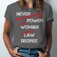 Woman Law Degree Graduation Diploma Party Unisex Jersey T-Shirt