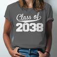 Women's Class Of 2038 Kid Adult Future Year Kindergarten Graduation Unisex Jersey T-Shirt