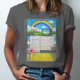 Women's Frutiger Aero Aesthetic Rainbow Glitch Art Unisex Jersey T-Shirt
