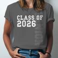 Women's Senior Class Of 2026 Graduation Year High School & College Unisex Jersey T-Shirt