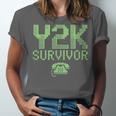Y2K Survivor 2000s Nostalgia Retro Vintage Nostalgic Unisex Jersey T-Shirt Y2K Survivor 2000s Nostalgia Retro Vintage Nostalgic Unisex Jersey T-Shirt