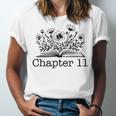 11th Birthday Girl Chapter 11 Reading Book Lover 11 Year Old Unisex Jersey T-Shirt