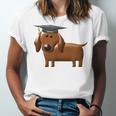 2018 Dog Graduation Shirt Dachshund Graduation For Men Women Kids Unisex Jersey T-Shirt