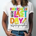 2025 Last Day Of School Autograph Kindergarten Graduation Unisex Jersey T-Shirt