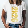 2K26 Class Of 2026 Graduation College Senior Back To School Premium Tri-Blend Unisex Jersey T-Shirt