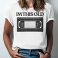 80s VHS Video Cassette Nostalgia Unisex Jersey T-Shirt