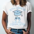 8th Grade Level Complete Eighth Grade Gamer Graduation Day Unisex Jersey T-Shirt