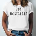 90s Nostalgia Nostalgic Statement Premium Tri-Blend Unisex Jersey T-Shirt