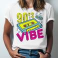 90's Vibe Retro Style Cassette Tape Nostalgia 1990s Party Premium Tri-Blend Unisex Jersey T-Shirt