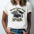The Addams Family TV Series – Uncle Fester Graduation Spark Premium Unisex Jersey T-Shirt