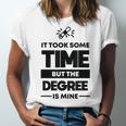 Adult College Graduation Unisex Jersey T-Shirt