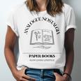 Analogue Nostalgia Paper Books Book Graphic Unisex Jersey T-Shirt