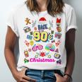 Back To 90's Christmas Nostalgia Quotes Graphic Premium Tri-Blend Unisex Jersey T-Shirt