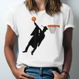 Basketball Slam Dunk Elementary Graduation 2025 6th Grade Unisex Jersey T-Shirt