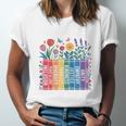 Book Flower Radicalized By Basic Decency Feminist Leftist Unisex Jersey T-Shirt