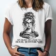 Book Lover Bent Over a Book Unisex Jersey T-Shirt
