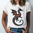 Book Lover Bookworm Reading Books Dragon Unisex Jersey T-Shirt