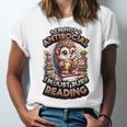 Book Lover Hedgehog Reading Books Introvert Bookworm Unisex Jersey T-Shirt