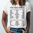 The Books Of The Bible Old And New Testament Complete List Unisex Jersey T-Shirt