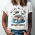 Books Helping Introvert Avoid Conversation Unisex Jersey T-Shirt
