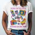 Born In The 80s Raised In The 90s Nostalgia Retro Memories Premium Tri-Blend Unisex Jersey T-Shirt