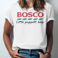 Bosco Little Puppets Help Irish Nostalgia Retro 80s Premium Tri-Blend Unisex Jersey T-Shirt