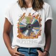 Buffering Glitched CD On Fire 2000s Nostalgia Unisex Jersey T-Shirt