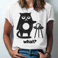 Cat What Humor Introvert Anti-Social Unisex Jersey T-Shirt Cat What Humor Introvert Anti-Social Unisex Jersey T-Shirt
